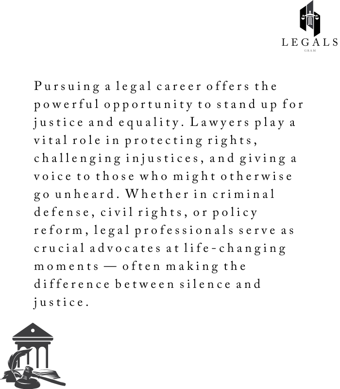 law as a career - Legals gram