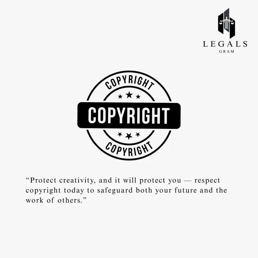 “Protect creativity, and it will protect you — respect copyright today to safeguard both your future and the work of others.”