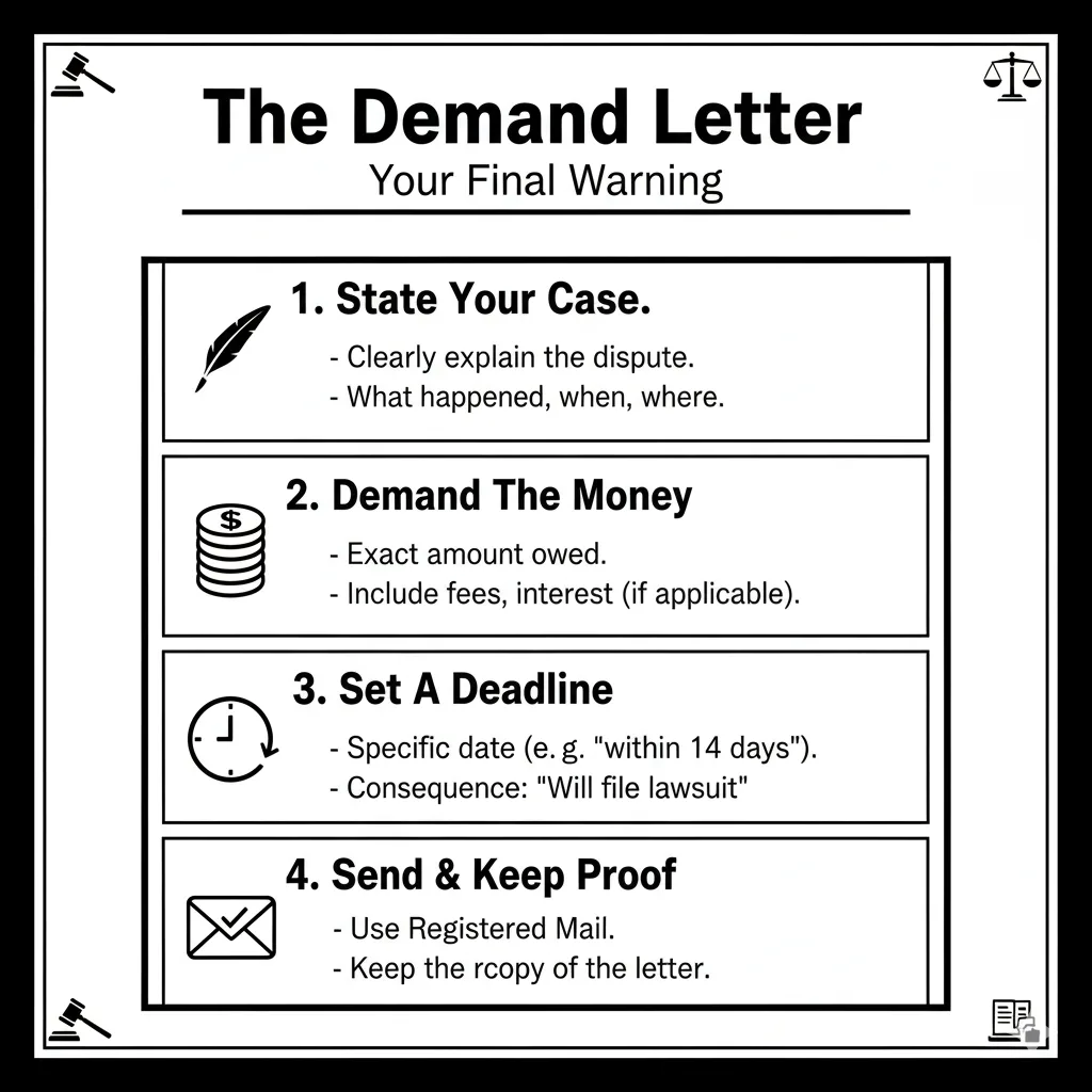 Lawsuits demand letter